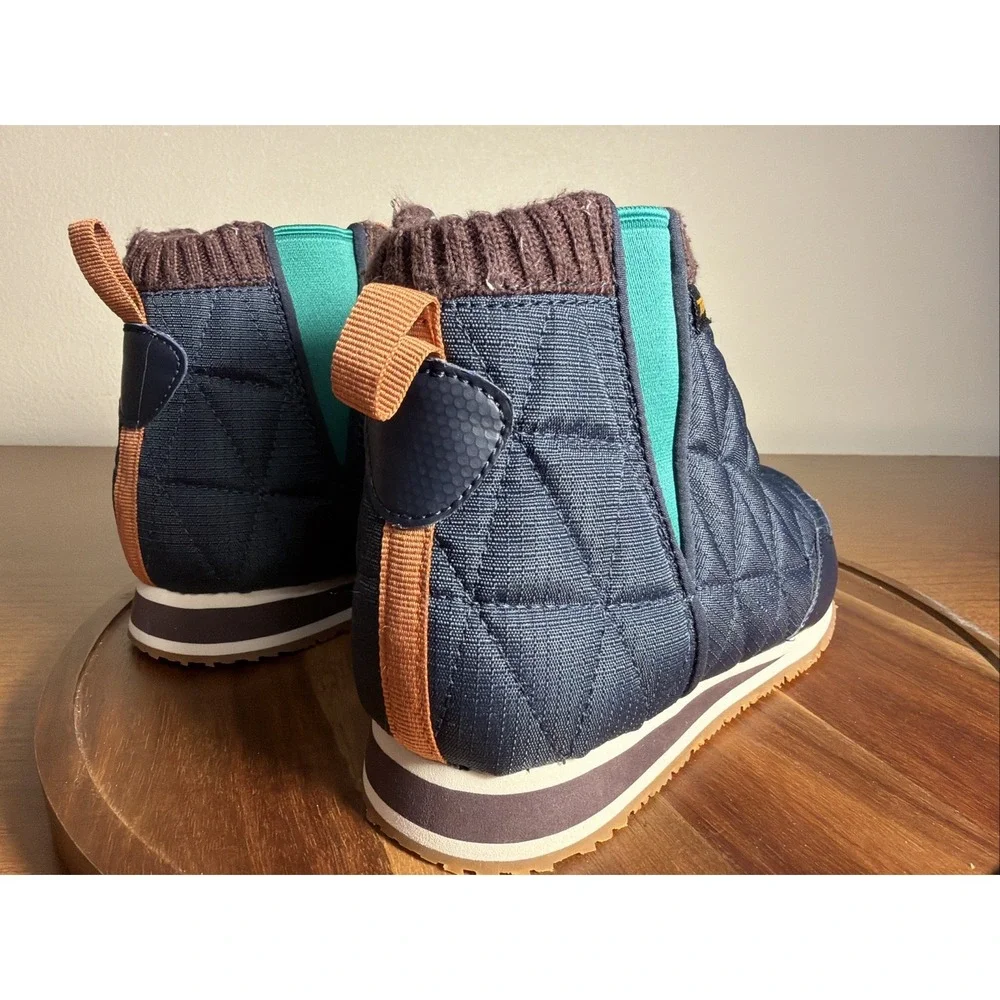 Teva Women Ember Mid Quilted Slippers Winter Hiking Boots Blue 1106209 Size 6